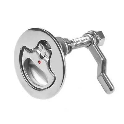 2  Marine Boat Stainless Steel Flush Hatch Latch Turning Lift Handle Lock Latch • $16.22