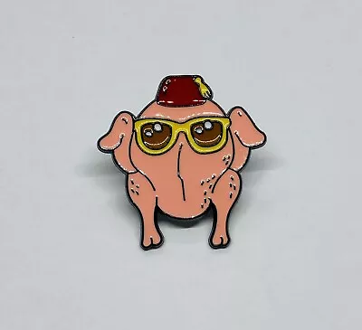 Cute Chicken With Sunglasses Enamel Lapel Pin Hip Cool Jacket Hat Art Decor C3 • $8.32