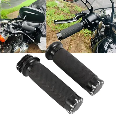 Motorcycle Handlebar Hand Grips 1  For Kawasaki Vulcan VN 1600 1500 Mean Streak • $24.87