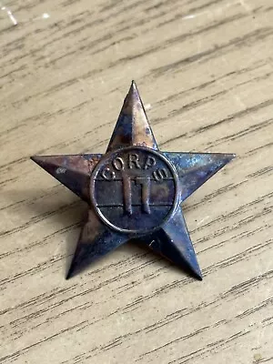 Early Civil War 17th Union Corps Star Headgear Badge Insignia • $30