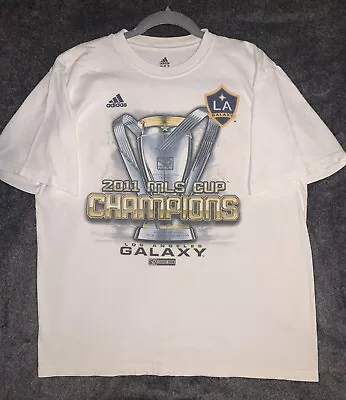 LA Los Angeles Galaxy 2011 MLS Cup Champions Official Locker Room Edition Shirt • $50