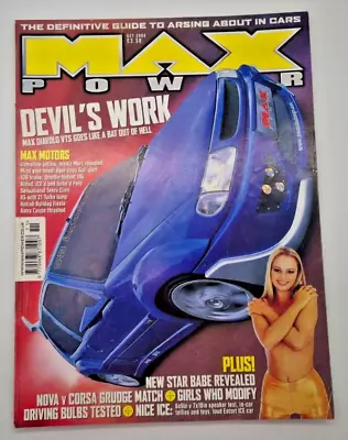 Retro Max Power Magazine Oct 2000 Citroën Saxo Mercedes C180 Fiesta RS Turbo • £13.95