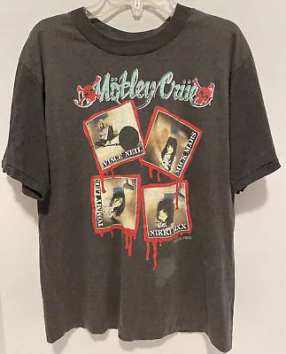 MOTLEY CRUE 1989 Kick Start My Heart Concert Tour T-Shirt Vintage RARE!! • $220.55