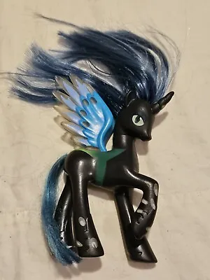 My Little Pony G4 Brushable Queen Chrysalis 2011 Unicorn Pegasus Black Blue Rare • $38