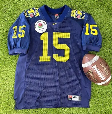 Rare 2005 Rose Bowl Michigan Wolverines Authentic Nike College Football Jersey • $359.99