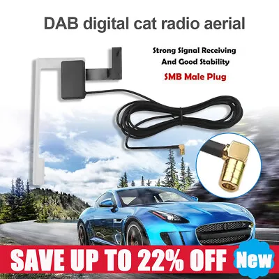 DAB Digital Car Radio Windscreen Glass Aerial Antenna Pioneer Compatible AN-DAB1 • £4.82