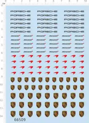 1/18 McLAREN Porsche 911 978 GTR Sports Racing Car Markings Model Water Decal • $7.14