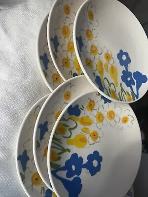 Set Of  6 Vera Vtg Mikasa Field Flowers Bread/Dessert Plate 6 1/2  F7401 Japan • $74