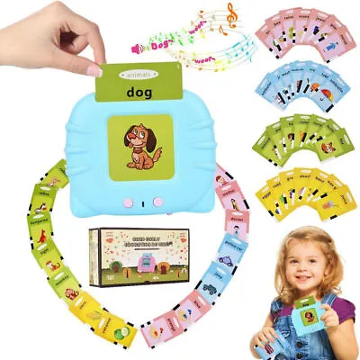 Talking Flash Cards Early Educational Toys For 3 4 5 6 Year Old Baby Boys Girls • £6.59