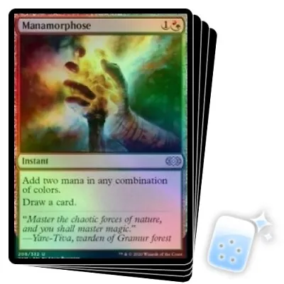 Foil Manamorphose X4 M/NM Magic: The Gathering MTG Double Masters • $21.99