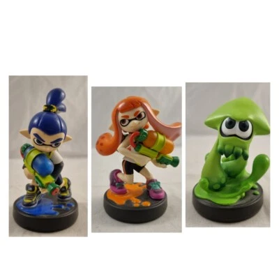 $54 • Buy Splatoon Amiibo | 3 Pack Boy Girl Inkling | 2015 | Tested & Working + Free Post