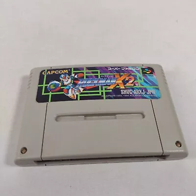 Japanese Rockman X2 Mega Man SFC Nintendo Super Famicom Japan Import US Seller • $24.99