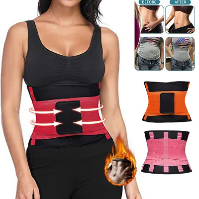 Women's Waist Cincher Girdle Belt Body Shaper Tummy Control Trainer Corset Lady • £3.99