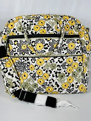NWT Vera Bradley GO WILD Grand Weekender Floral Travel Bag Trolley Strap Luggage • $71.99