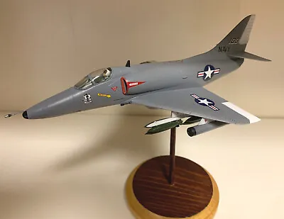 Mc DONNELL DOUGLAS  A-4E SKYHAWK Scale 1:48  WITH WOOD STAND  - MUSEUM QUALITY • $180