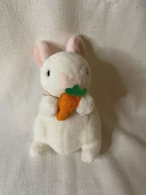 Vintage San Francisco Music Box Company Plush Easter Bunny Stuffed Animal • $28