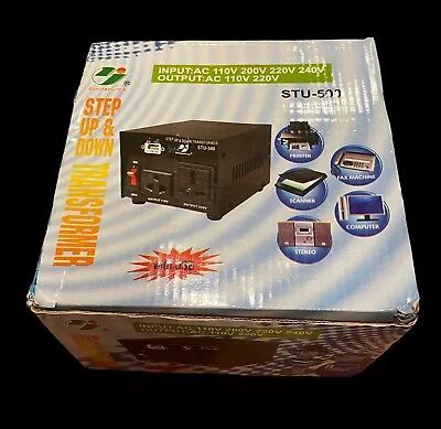 Goldsource STU-500 500W Step Up/Step Down Voltage Transformer Converter(Heavy!!) • $39.99