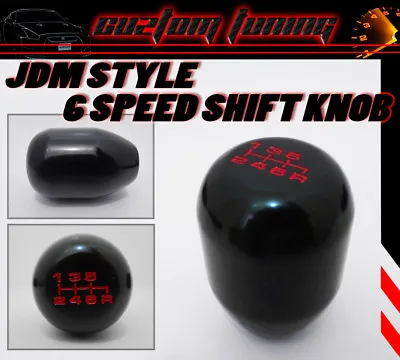 For 02-05 Acura Rsx Tsx Dc 5 Type Black 6 Speed Heavy Jdm Manual Shift Gear Knob • $15.95