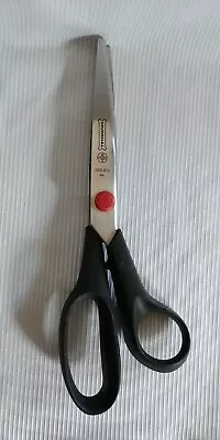 Vintage 8.5  MUNDIAL Sewing Edge Cloth Cutting Scissors Heavy Made In Brazil  • $24.99