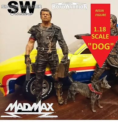 £25 • Buy Mad Max Road Warrior Dog Custom Resin Figure Model 1/18 1/24 1.18 1.24