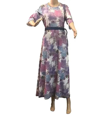 £24.84 • Buy Purple Floral Dress For Women Formal Wear Gown  Party Dress Medium
