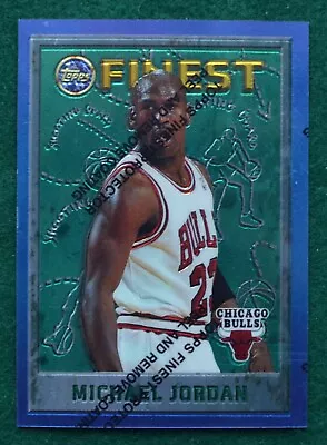 Michael Jordan Basketball Card Mint - 1995 Topps Finest With Coating Bulls GOAT • $50