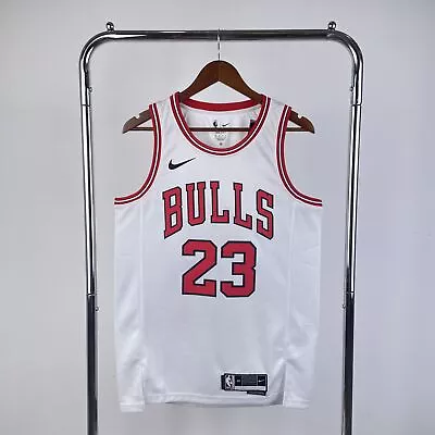 Michael Jordan #23 Chicago Bulls White Red 2023 Swingman Jersey Mens All Sizes • $70