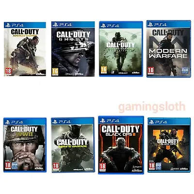 Call Of Duty PS4 Games VGC Choose A Game Or Bundle Up ALSO PLAYS ON PS5 • $54.33