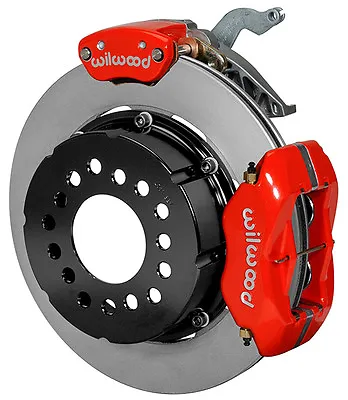 Wilwood Rear Disc Brake & Parking Brake Kit For Gm C-clip Eliminatorsred • $1149.99