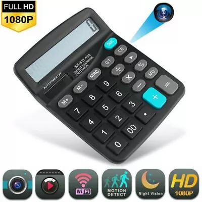 1080P HD WiFi IP Security Surveillance Mini Camera Video Recorder In Calculator • $49.92