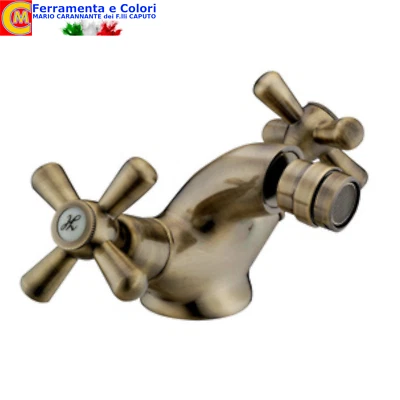 DP Bath Rubinetto Lavello In Stile Antico: Finitura Bronzo Almendro Con Manopole In Zinco - Foto 12