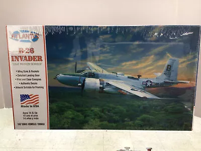 B-26 Invader Medium Bomber USAF 1/67 Scale Model Kit Atlantis Models • $19.99