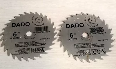 Lot Of 2 Roc-Edge 6  Dado 28 Tooth Saw Blade 7944 • $14.99