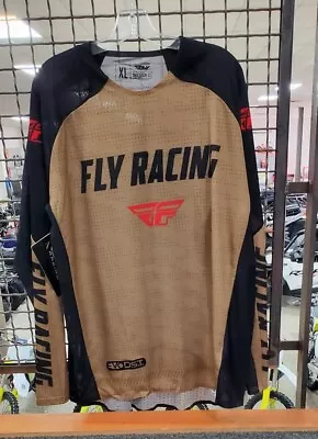 Motocross Jersey KHAKI BLACK RED XL Part# 374-127X • $34.95