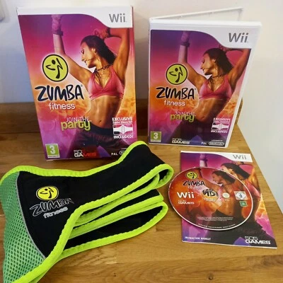 £6.99 • Buy Zumba Fitness Wii Game With Belt Nintendo Wii Game In Box With Manual