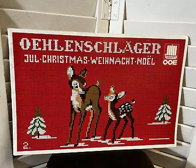 Oehlenschlager Jul Christmas Weihnacht Vintage Cross Stitch Book 2 Denmark Elves • $14