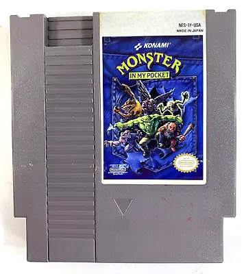 Monster In My Pocket (Nintendo NES 1992) Game Cartridge • $70.98
