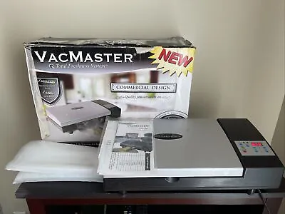 VacMaster PRO130 Table Top Vacuum Sealer 12  Seal Bar Tested Working Manual Seal • $74.99