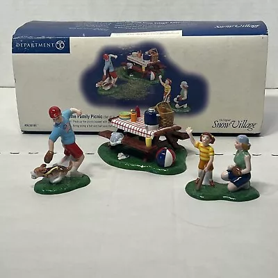 Department 56 Snow Village #55180 Summertime Family Picnic! • $42.36