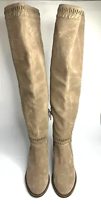 Vince Camuto Women Over The Knee Boots Madolee Size US 5.5 M US Foxy Brown Suede • $40