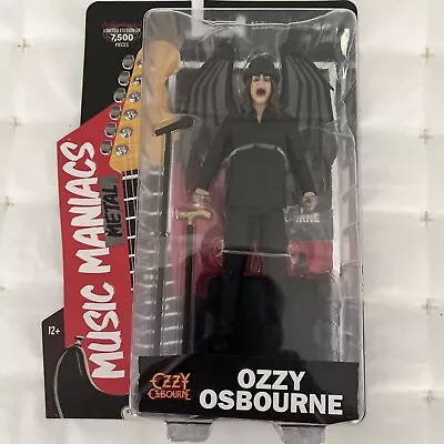 McFarlane - Music Maniacs Metal - 6  Ozzy Osbourne Action Figure. VHTF. In Hand • $35