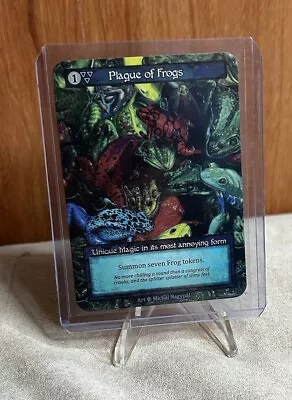 Sorcery Contested Realm Beta Non-Foil Unique Plague Of Frogs • $6.99