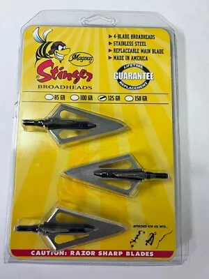 Magnus 125 GR Stinger 4 Blade 3 PK • $38.09