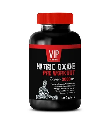 L-orinthine Supplement - NITRIC OXIDE BOOSTER 3600 - Pre Workout Vitamins 1B • $19.59