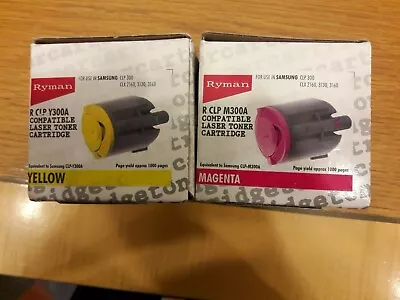 CLP Y300 (Yellow) & CLPM300 (Magenta) Toner Cartridges • £5