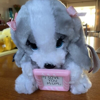 £14.99 • Buy Sad Sam & Honey Mum Pink Frame Vintage Soft Toy Plush 1986 Tagged Applause