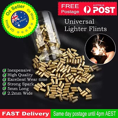 $5.50 • Buy 25 Universal Flint Stone Replacements Lighters Zippo Cigar Cigarette Welder Kero
