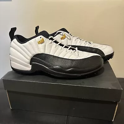 Size 12 - Jordan 12 Low Golf Taxi 2022 - WORN ONE TIME • $150