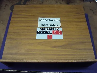 Marantz Model Twenty Five Original Wood Case. Very Good Condition. Read Below. • $89.99