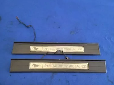 2015-2023 Ford Mustang GT S550 Pair Door Sill Plates Lighted Scuff 2495 • $74.99